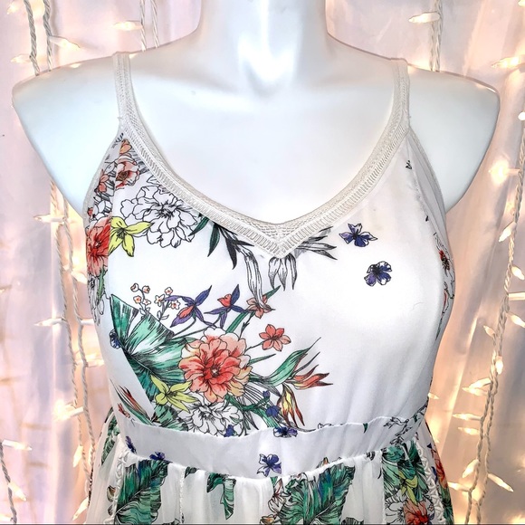 TORRID ⭐️ White Crochet Chiffon Mini Dress - Picture 4 of 13